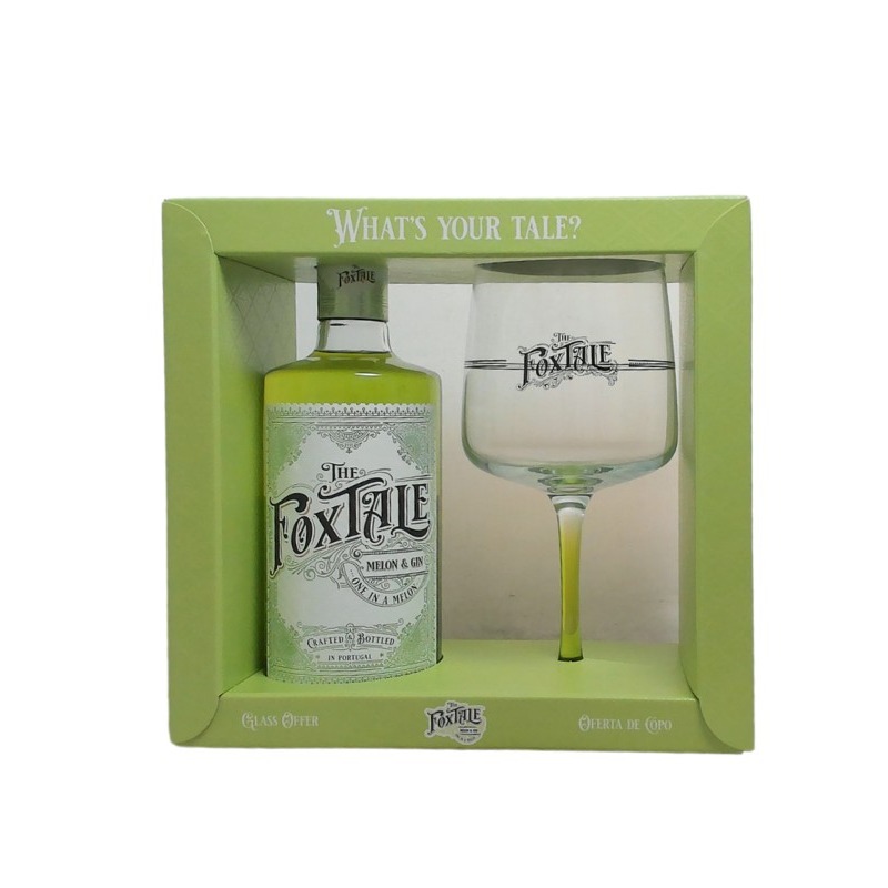 The Foxtale Melon Gin With Glass